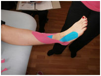 Medical Taping Concept